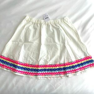 Crewcuts embroidered skirt